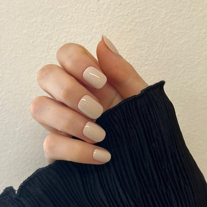 Muted Beige (Extra Short Round)