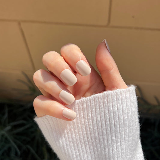 Muted Beige (Extra Short Round)